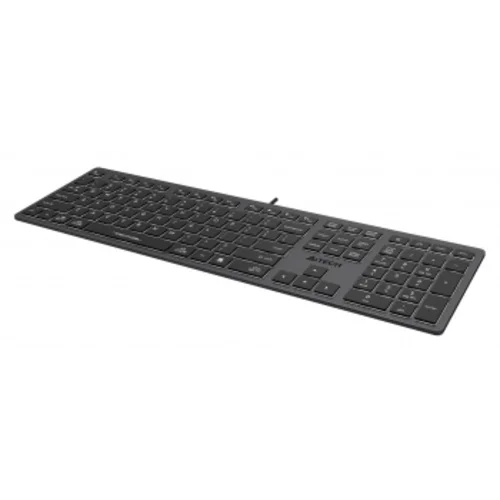 Клавиатура A4Tech Fstyler FX60 серый USB slim LED (FX60 GREY / WHITE) Клавиатура A4Tech Fstyler FX60 серый USB slim LED (FX60 GREY / WHITE)